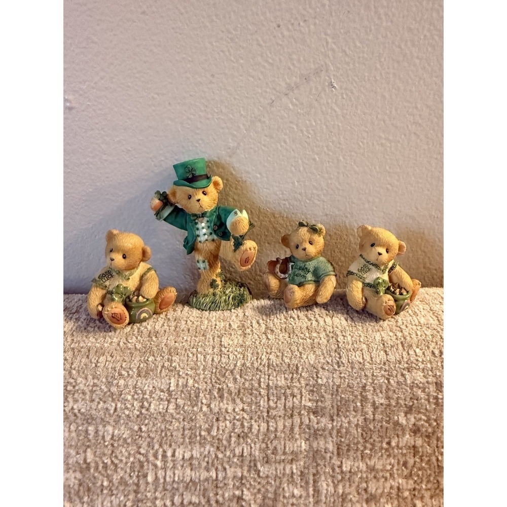 Collection Enesco Cherished Teddies Bear St Patrick's Day Irish St Patrick's Day